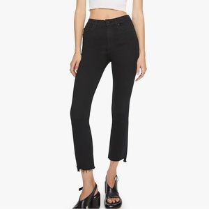 Mother The Insider Crop Step Fray